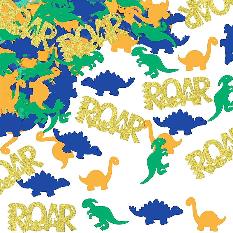 Confettis Anniversaire Dinosaure Mignon
