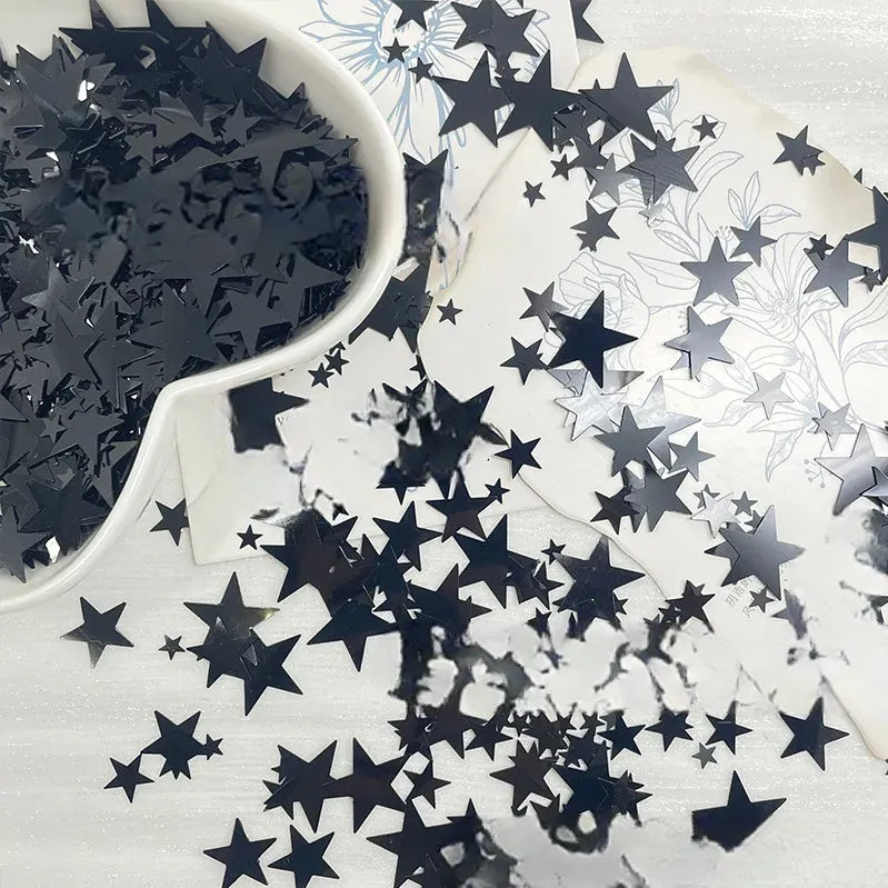 Confettis Etoiles Noirs cool