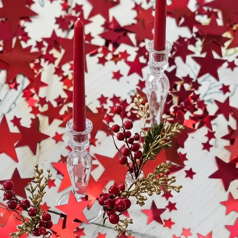Confettis Etoiles Rouges Décoratifs