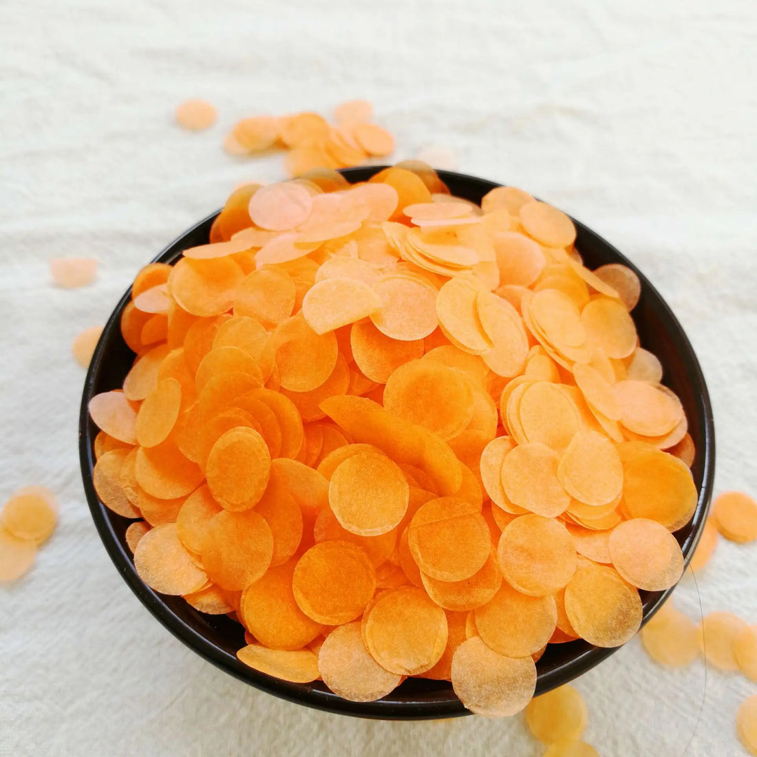 Confettis Festifs Orange Chic