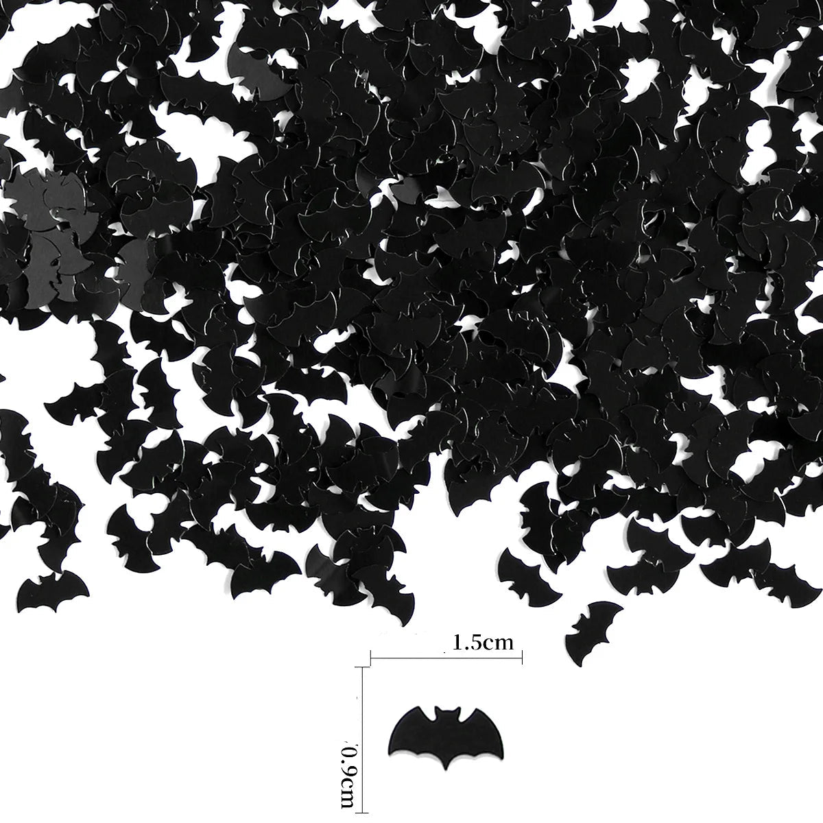 Confettis Halloween Chauve-Souris Unique