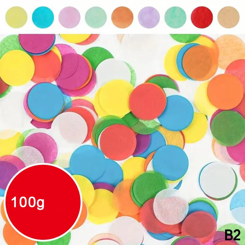 Confettis Ronds Arc-en-Ciel Durable