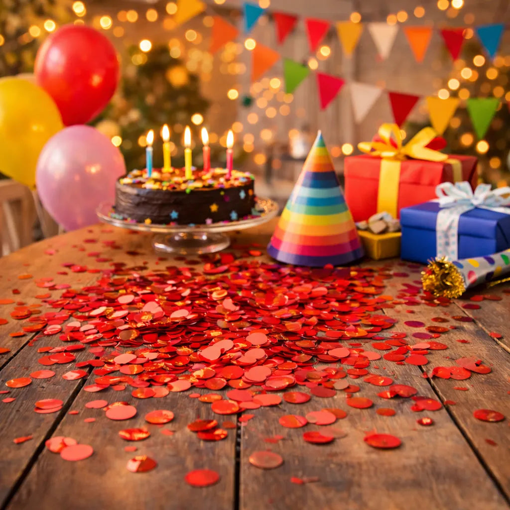 Confettis Rouges Chic