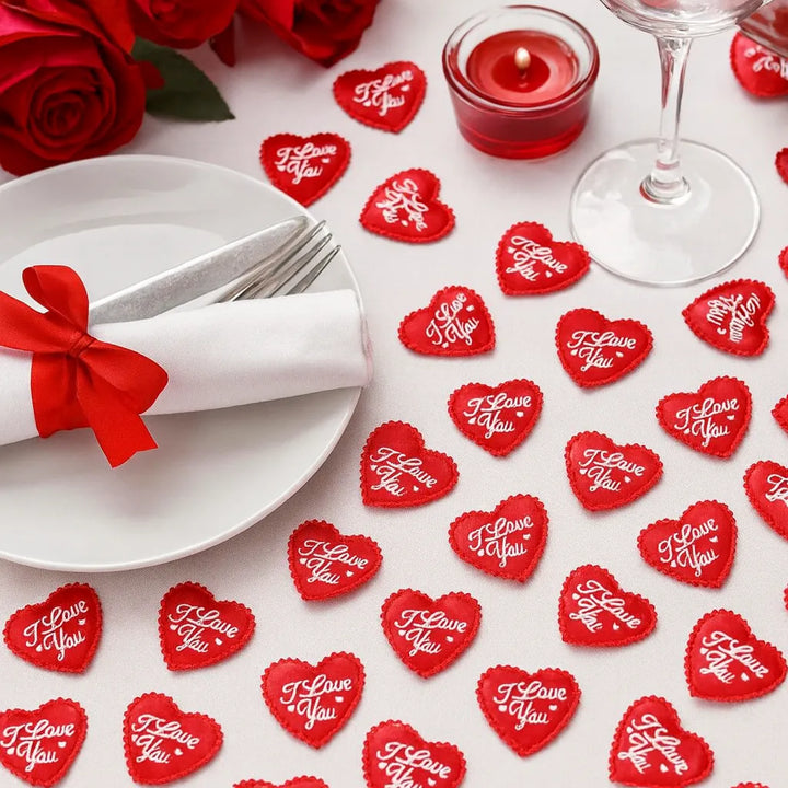 Confettis Rouges I Love You