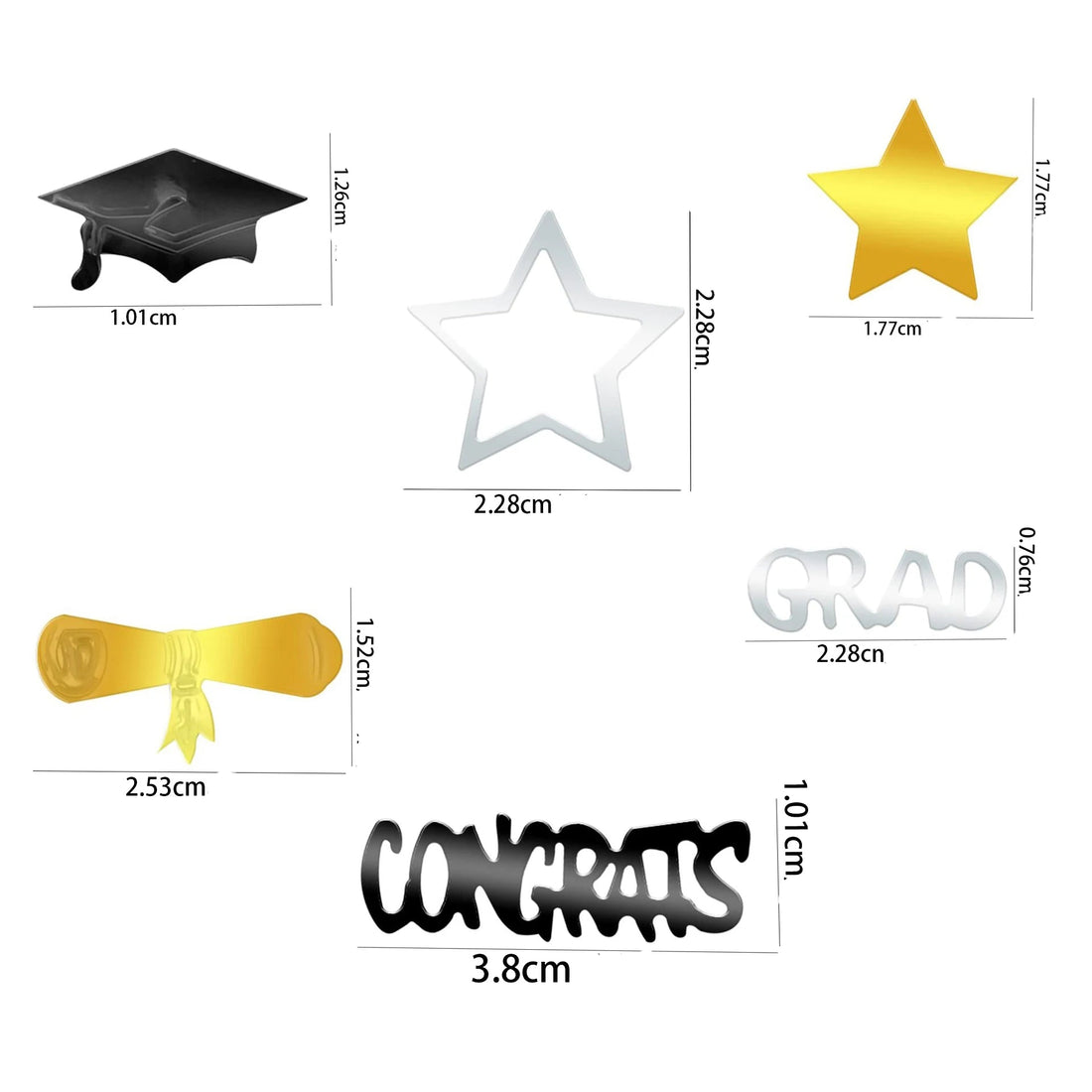 Confettis de Remise de Diplôme chic