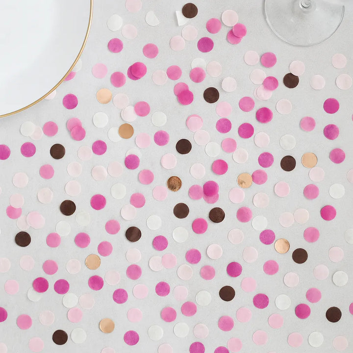 Confettis de Table Rose et Or