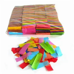 Confettis en Papier de Soie Multicolore Durable
