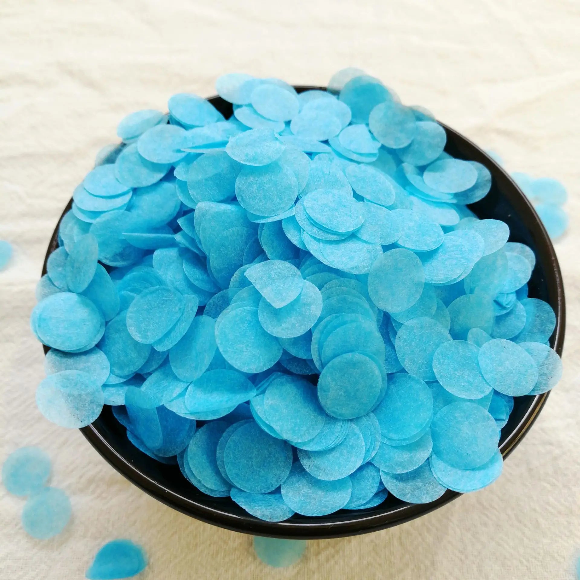 Confettis en Tissu Bleus Chic
