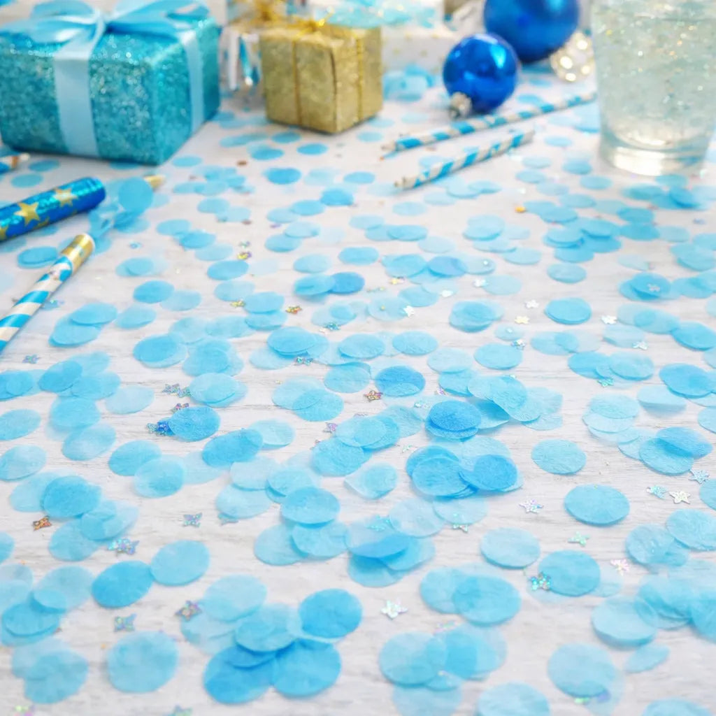 Confettis en Tissu Bleus Unique