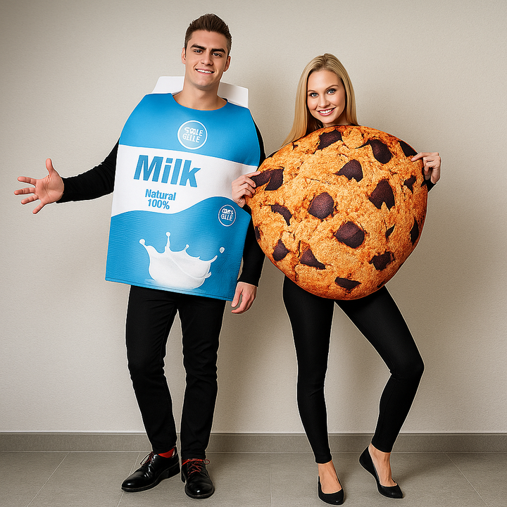 Costume Couple Milk & Cookie