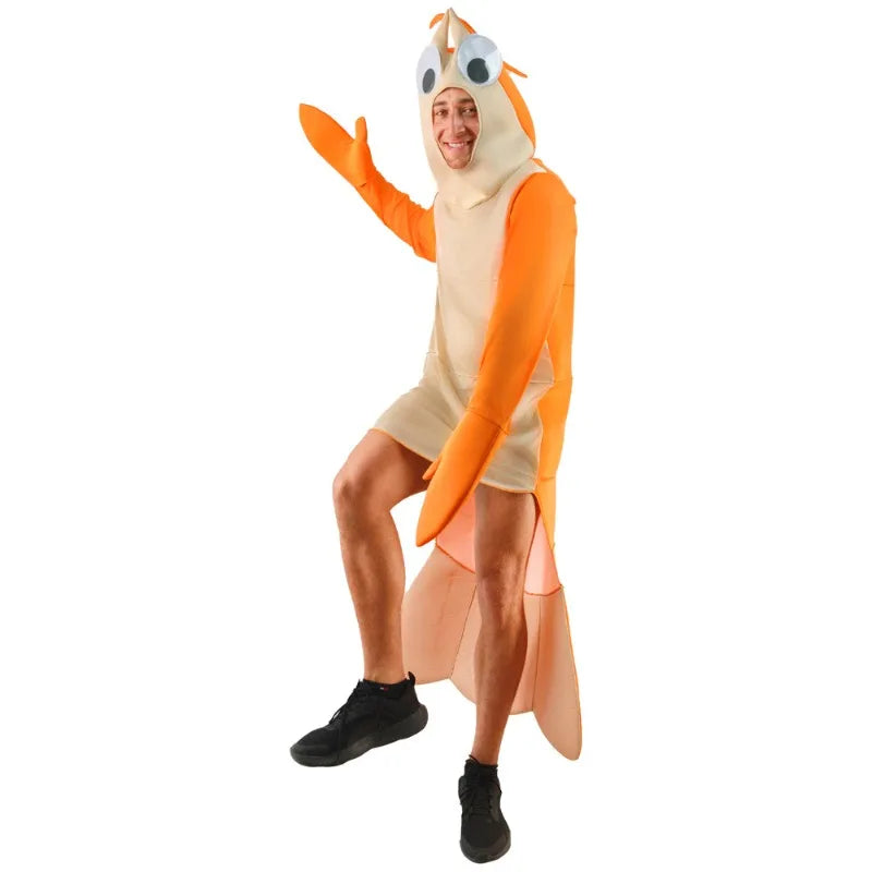 Costume Crevette Adulte Amusant Drôle