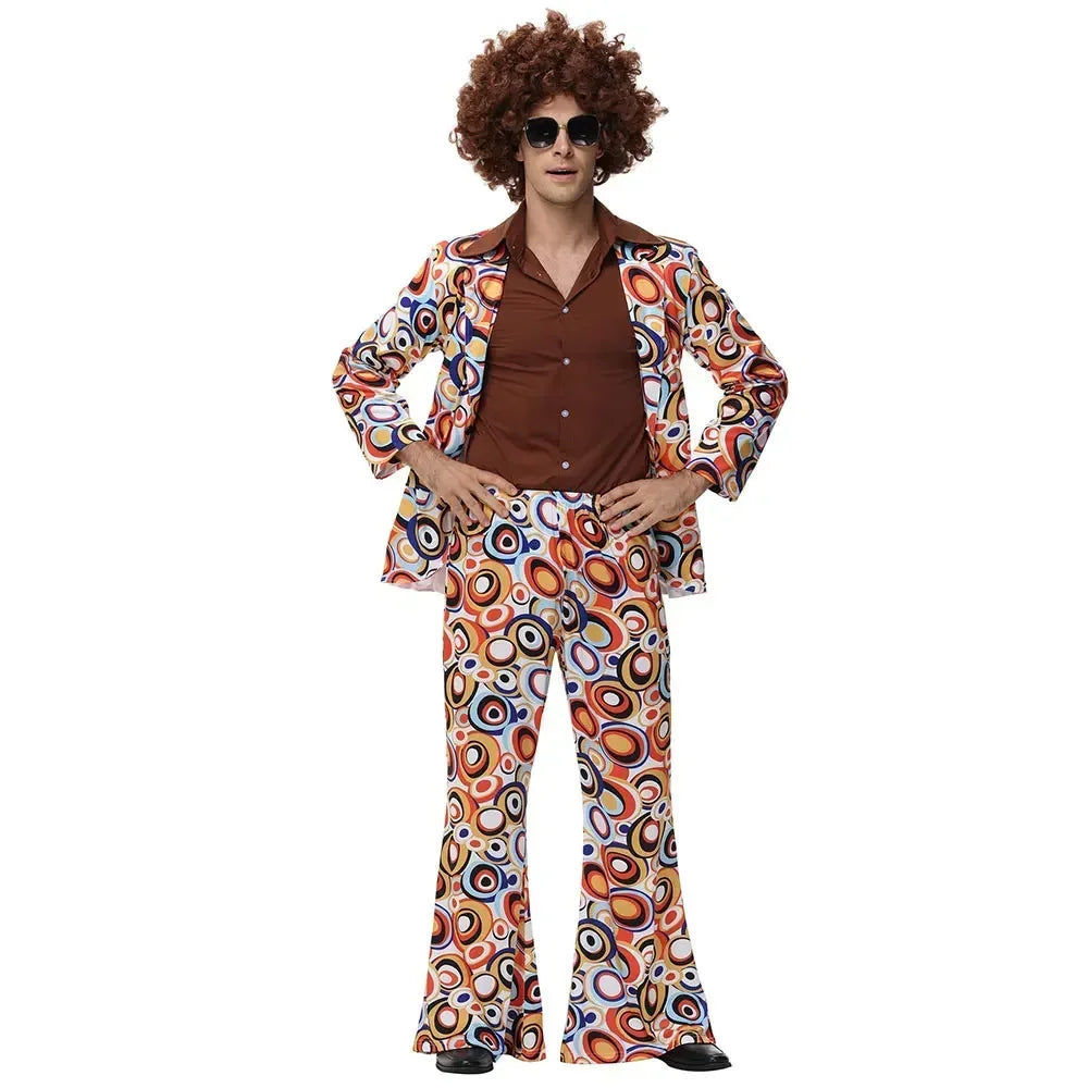 Costume Disco Rétro Homme ouverte