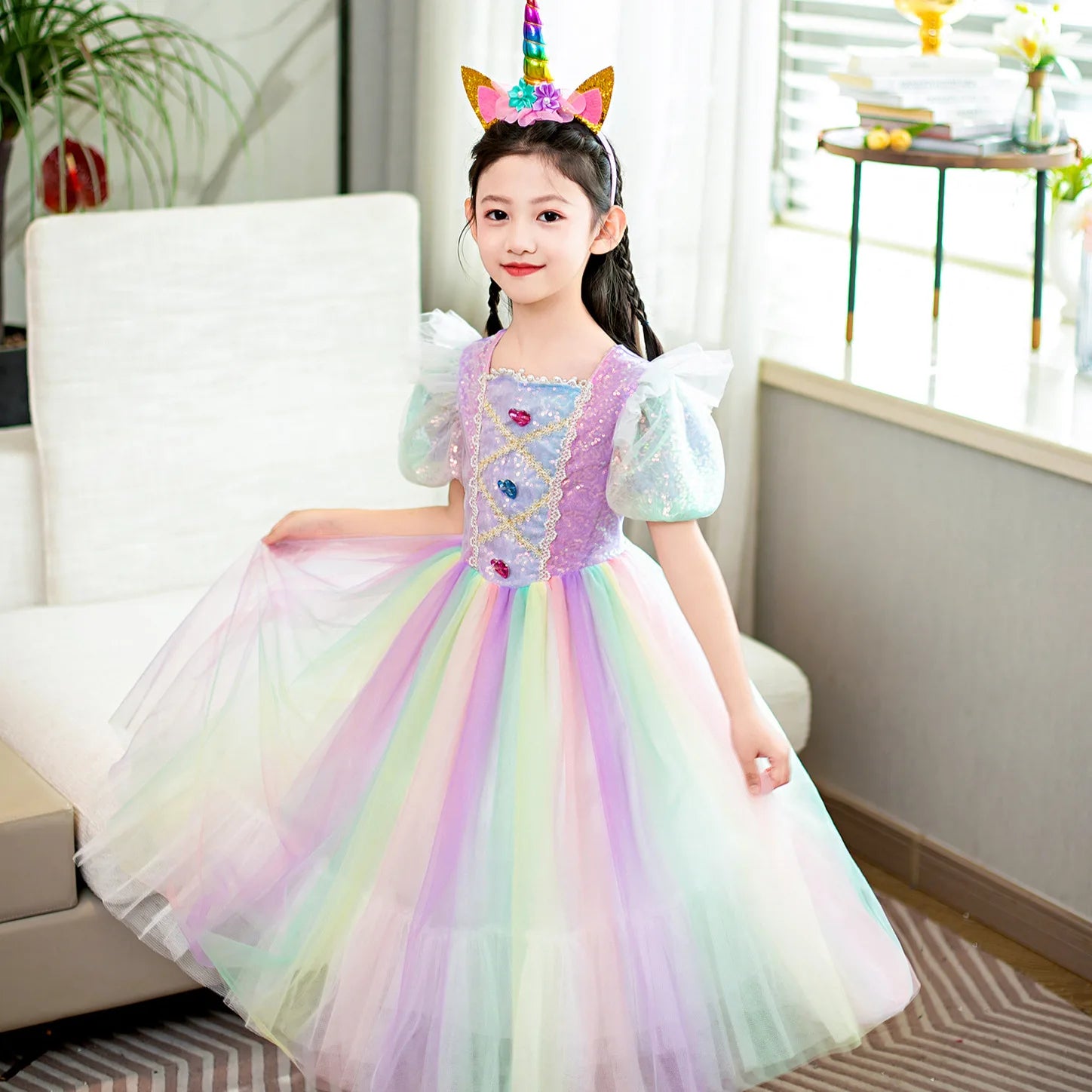 Costume Licorne Accessoirisé stylé