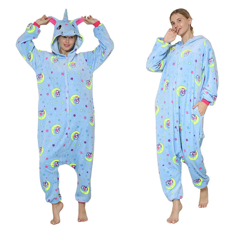 Costume Licorne Bleu À Lunes stylé