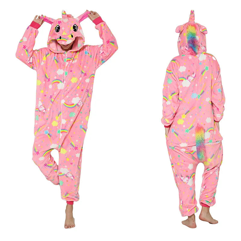 Costume Licorne Rose À Queue arc en ciel