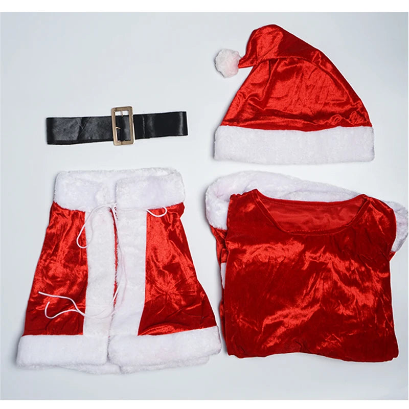 Costume Mère Noël Chic rouge