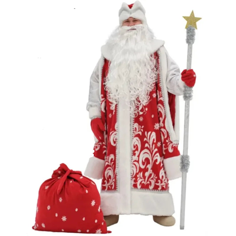 Costume Père Noël Accessoirisé Majestueux 