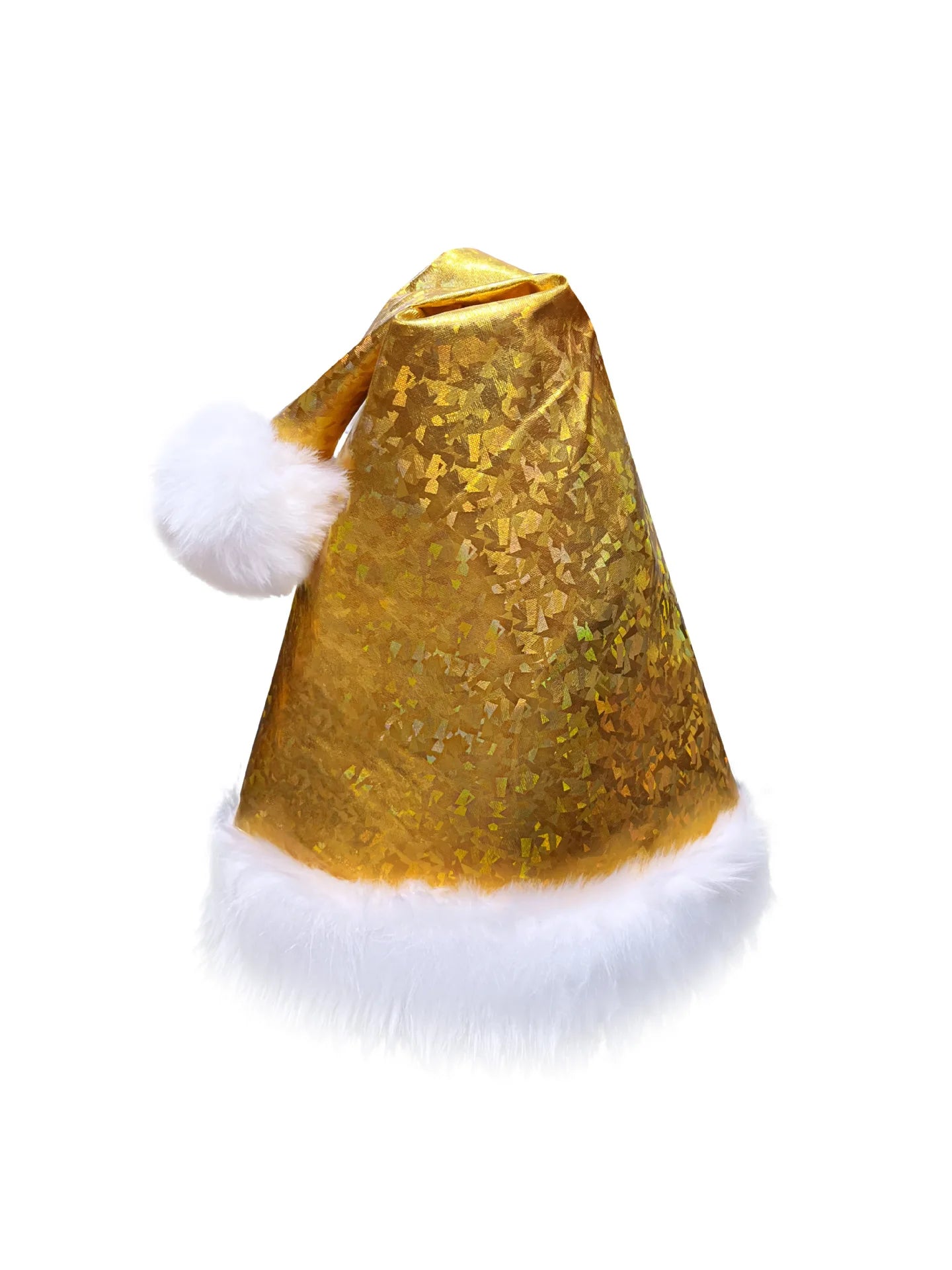 Costume Père Noël Doré chapeau