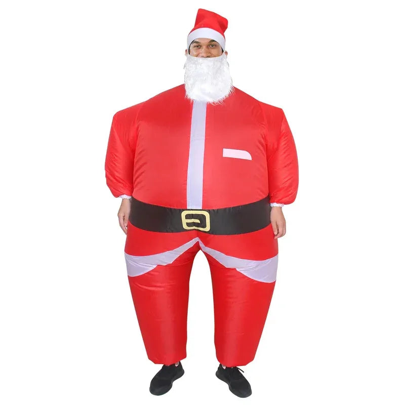 Costume Père Noël Ludique Gonflable élégant  