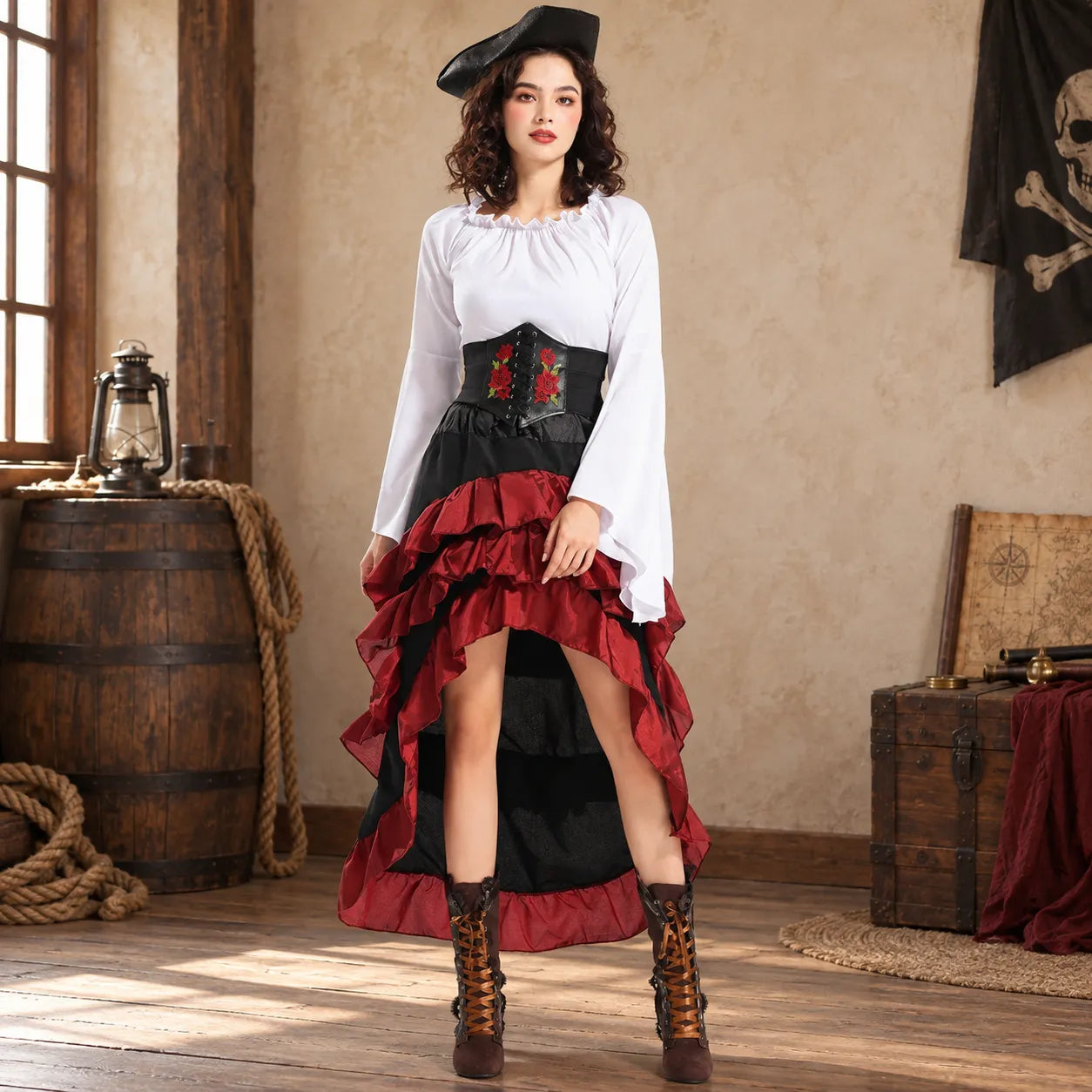 Costume Pirate Femme Chic Réaliste
