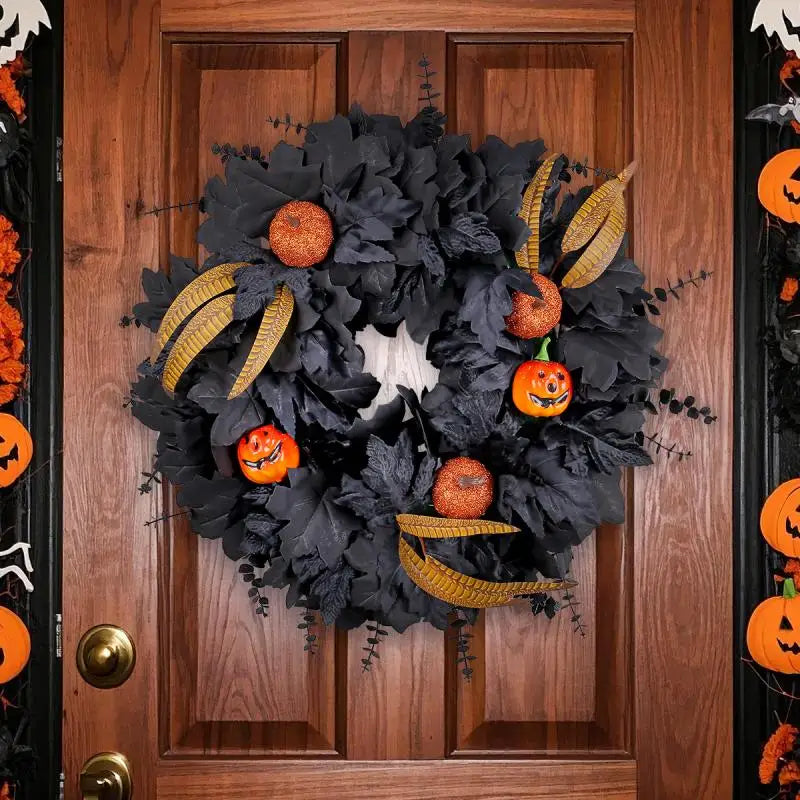 Couronne de Feuilles d’Erable Noires