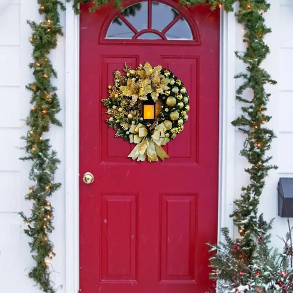 Couronne de Noël Or Raffiné