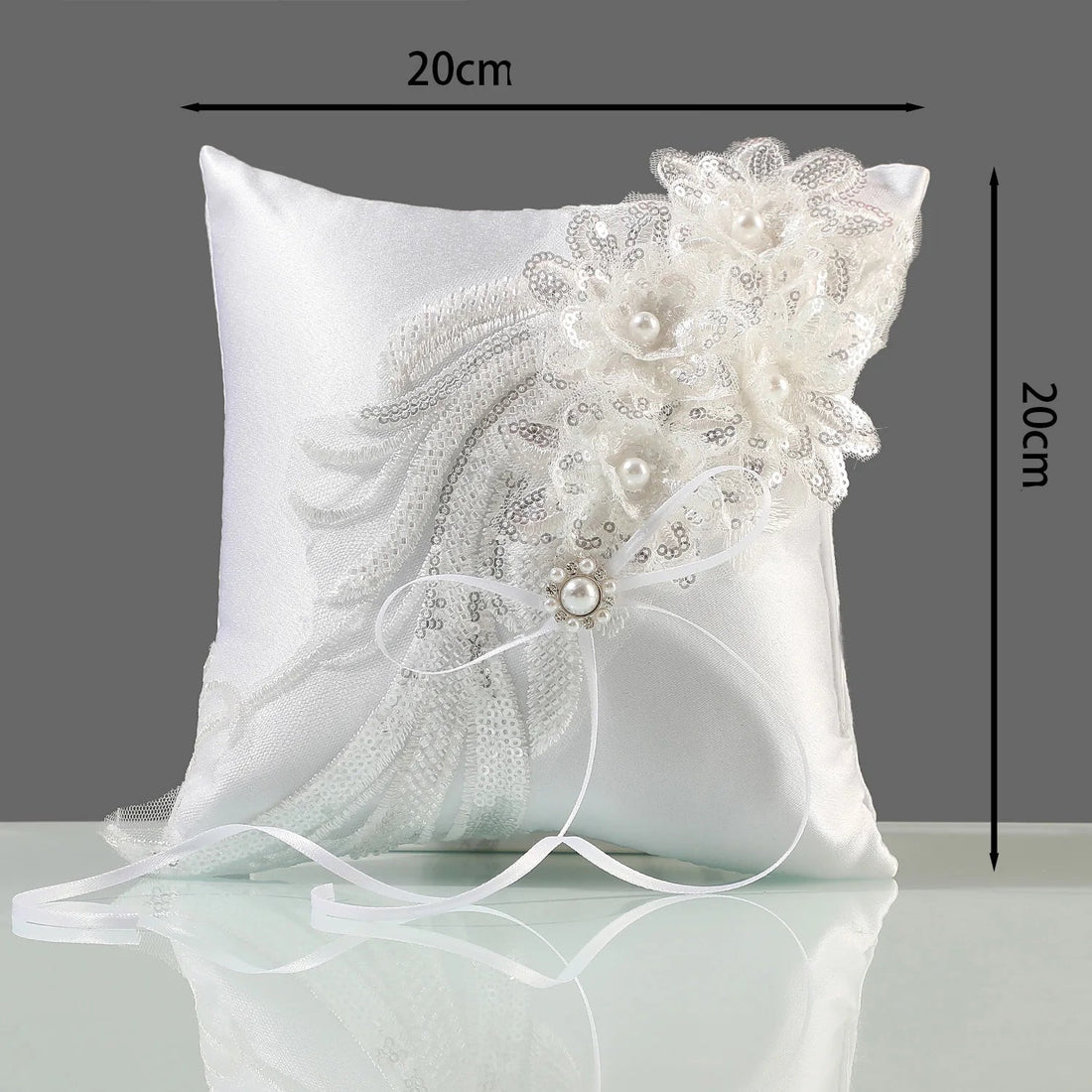 Coussin pour Bagues Mariages Raffiné Elégant