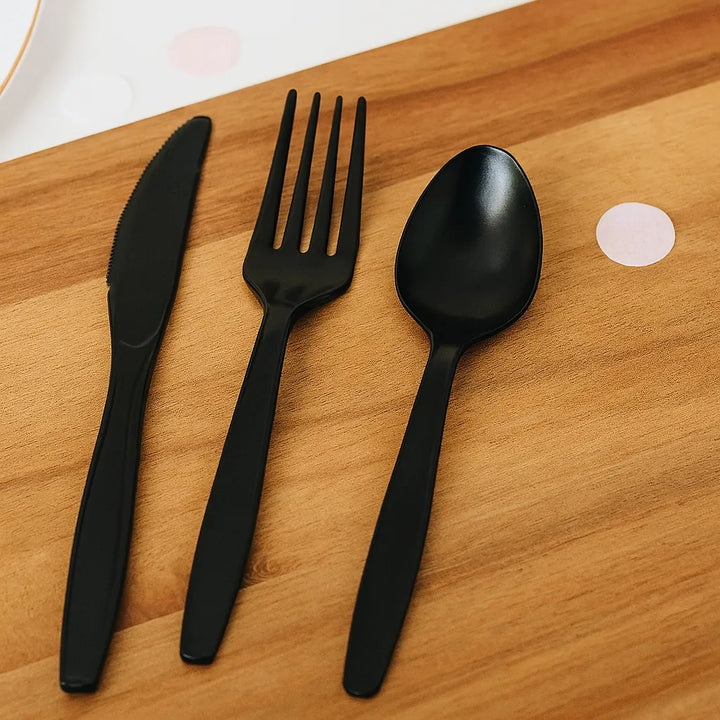 Couvert Jetable Noir1