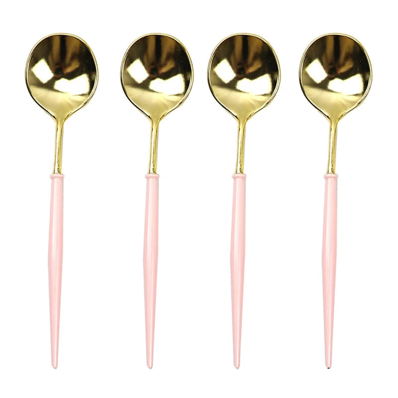 Cuillère Rose Or