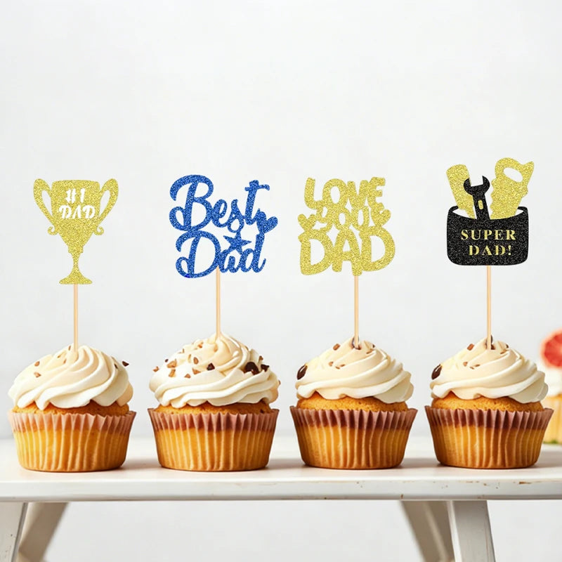 CupCake Topper Fête des Pères Unique