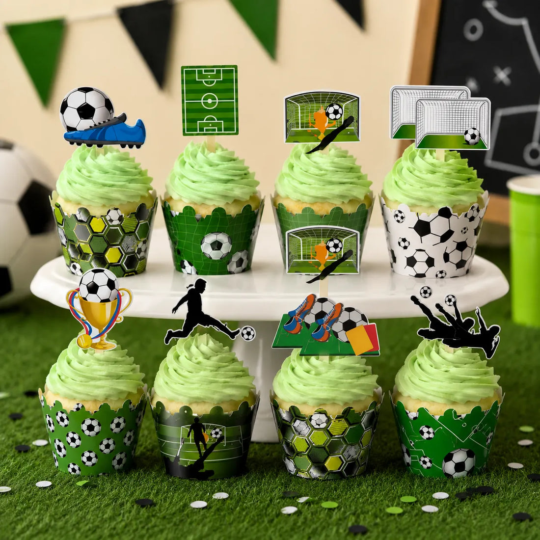 Cupcake Topper Football