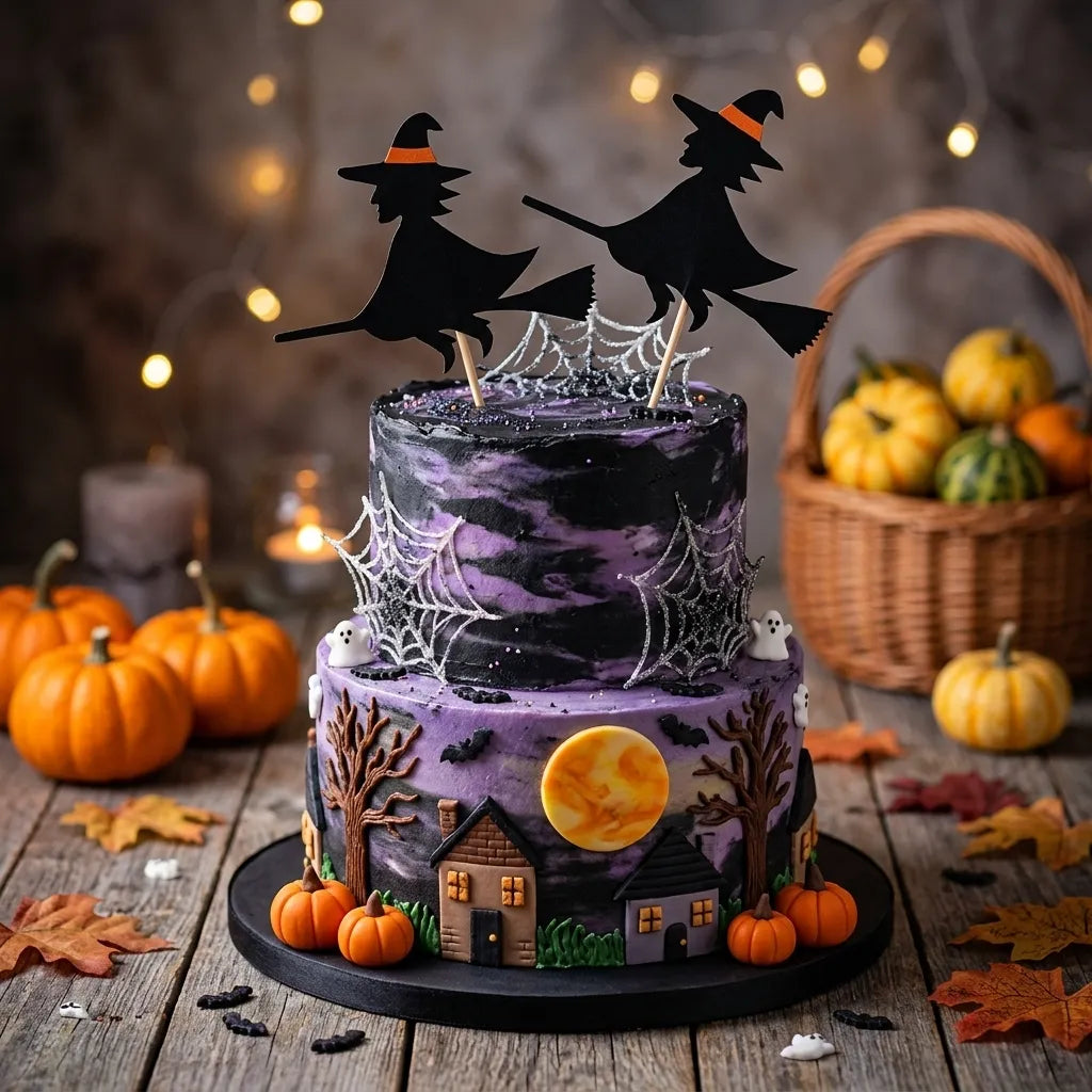 Cupcake Toppers Sorcière Unique