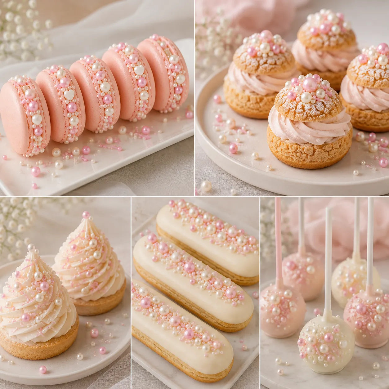 Déco Comestible Gâteau Elégante Harmonieuse
