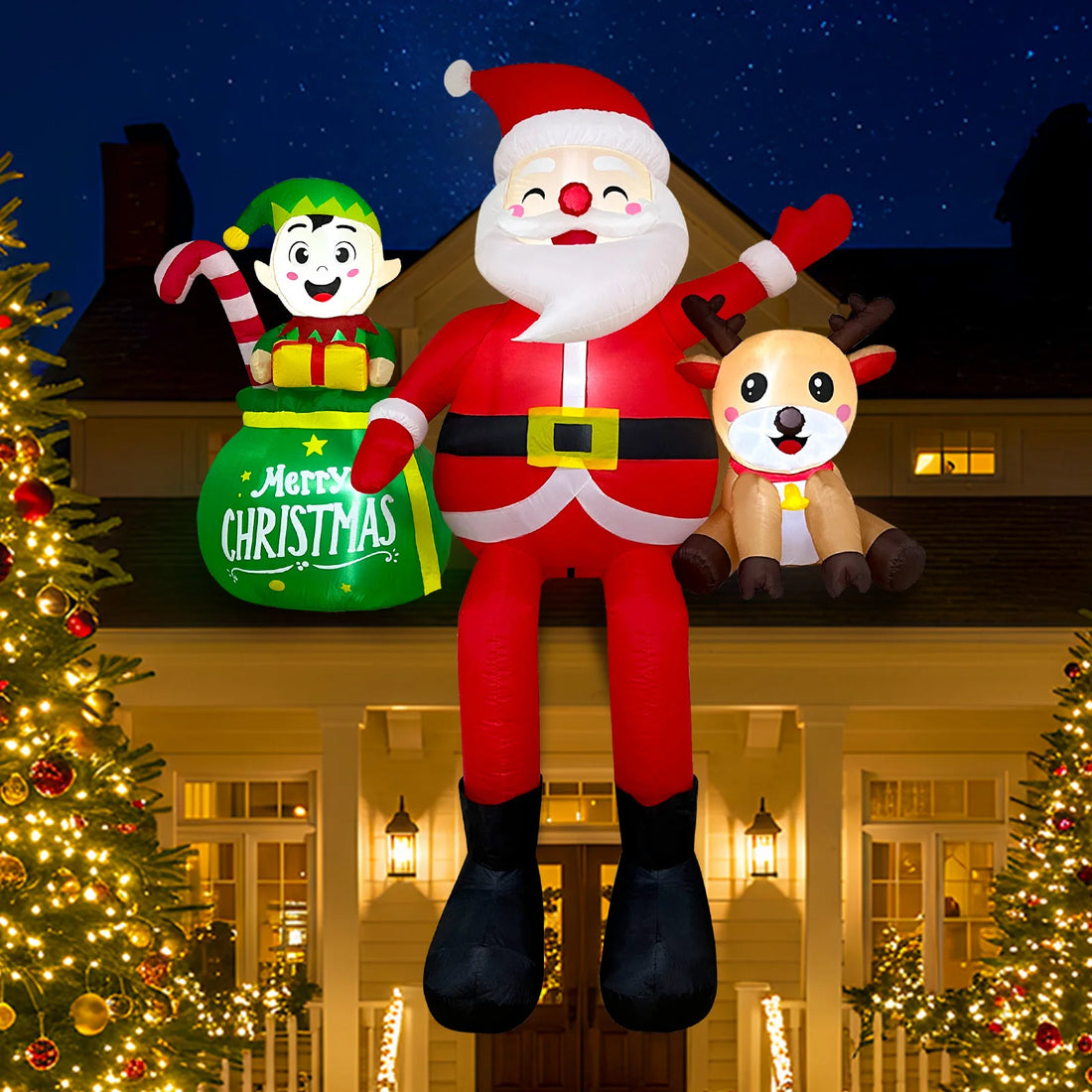 Déco Noël Géante Gonflable