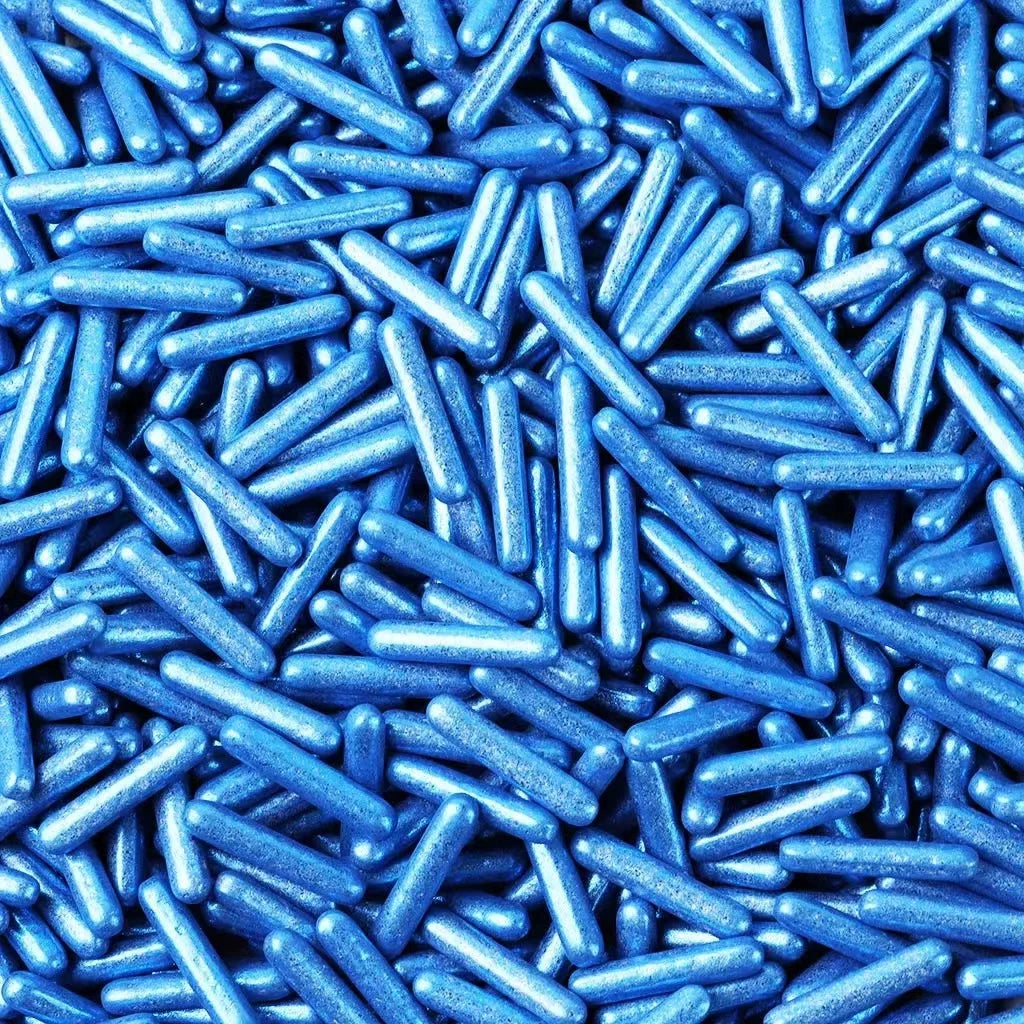 Déco Vermicelle Bleu Gâteau Festive