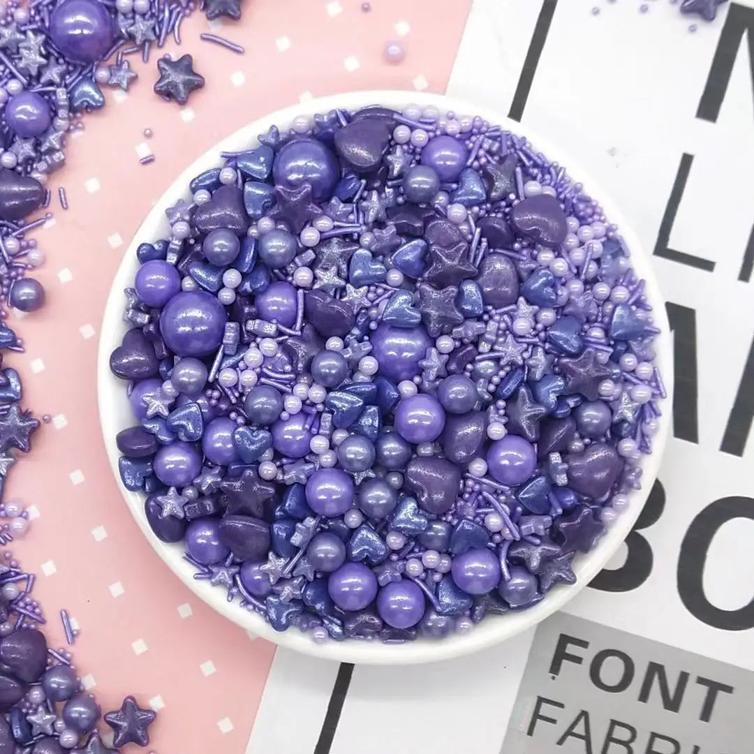Décoration Pour Gâteau Violette Comestible chic
