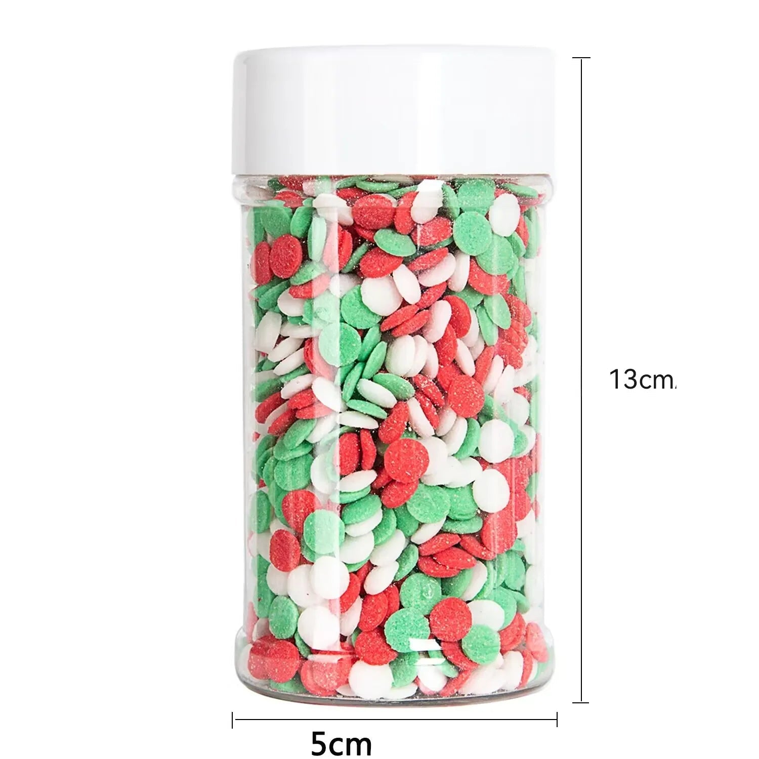 Décoration pour Gâteau Rouge et Vert Dimensions