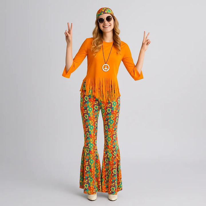 Déguisement Années 80 Orange Cool