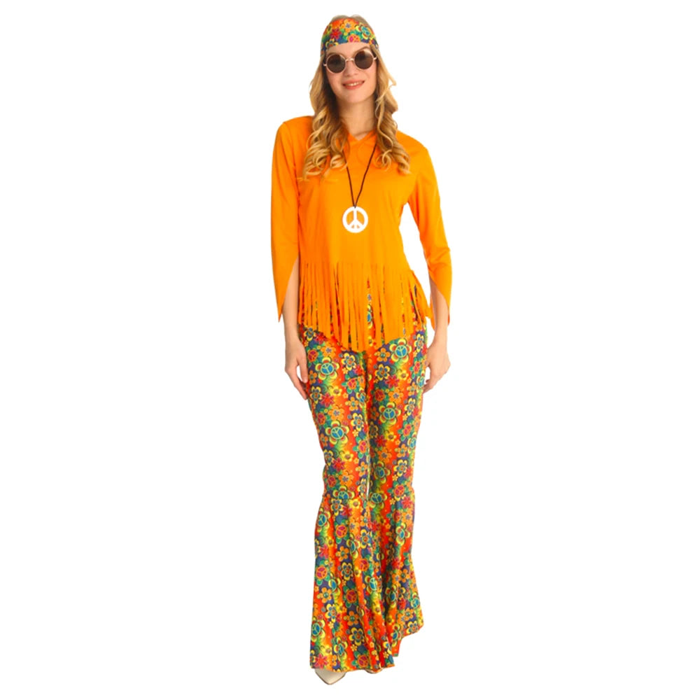 Déguisement Années 80 Orange Unique
