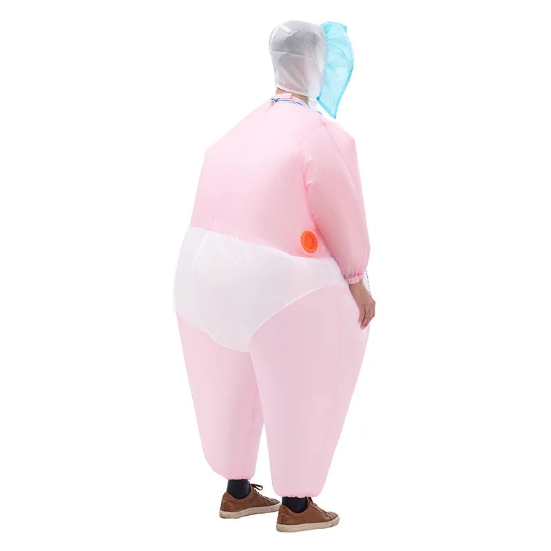 Déguisement Bébé Géant Gonflable Dos