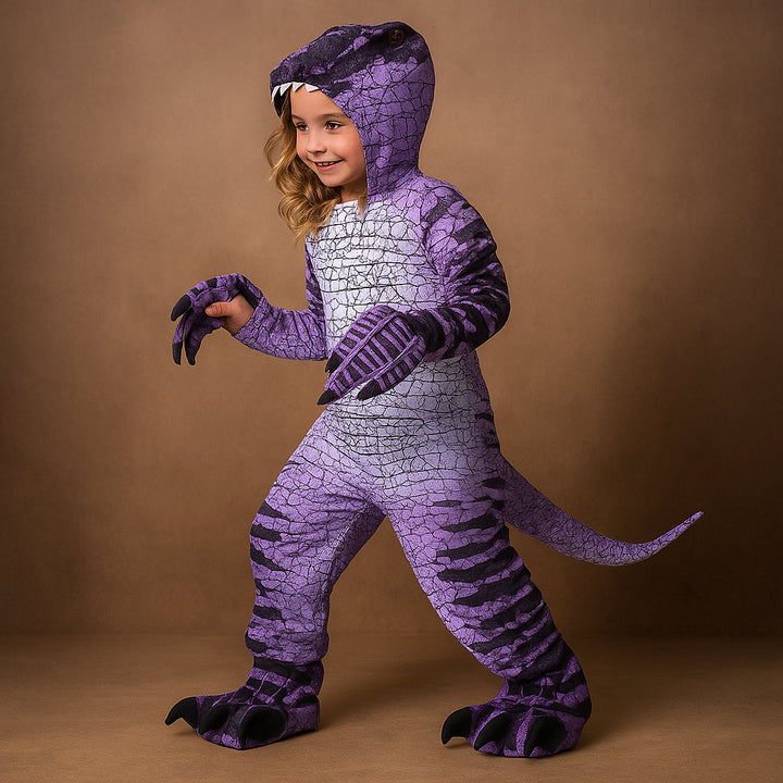 Déguisement Dinosaure Enfant Violet