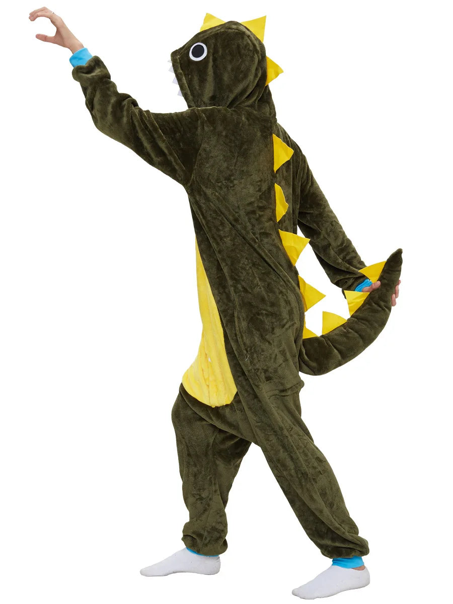 Déguisement Dinosaure Femme vert