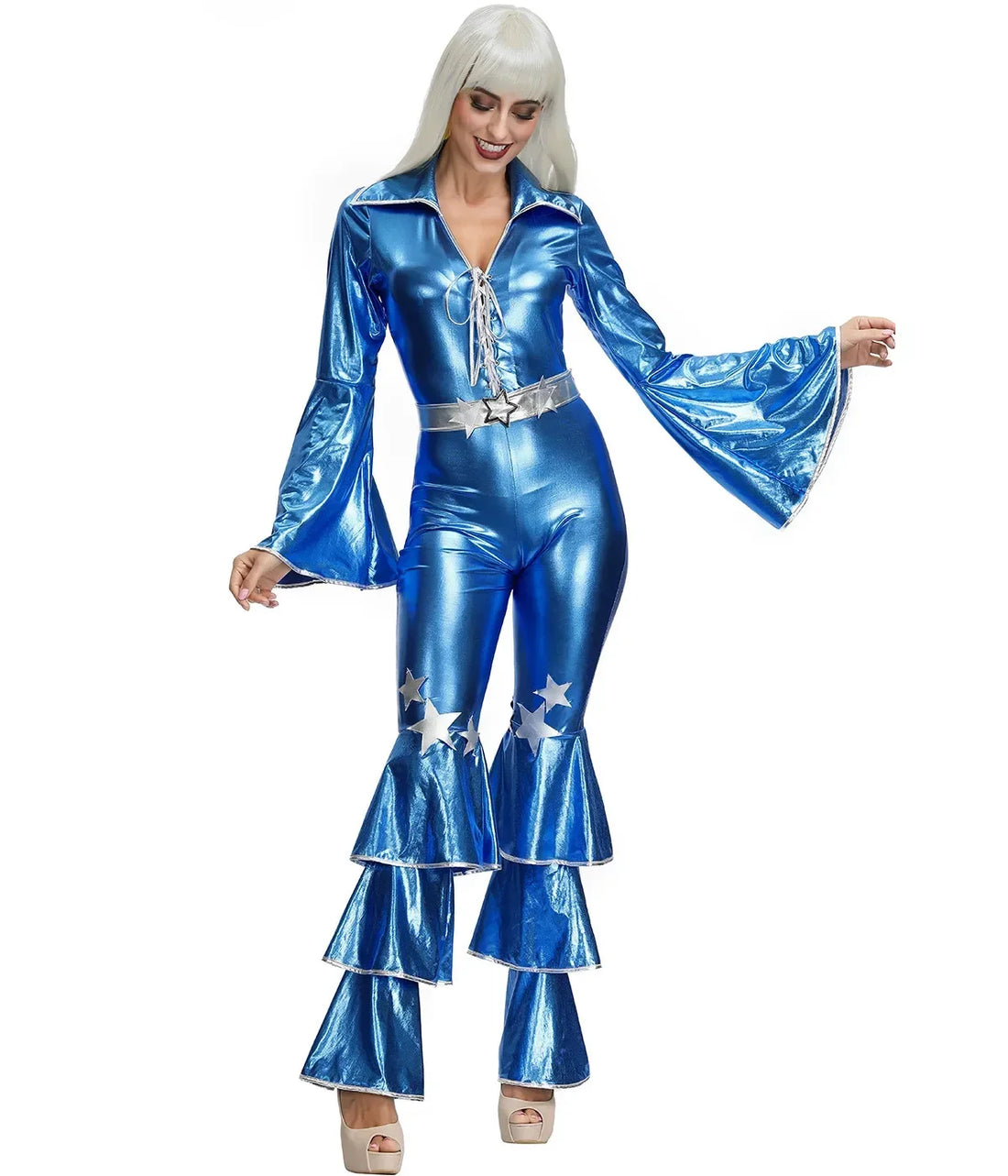 Déguisement Disco Bleu Fun