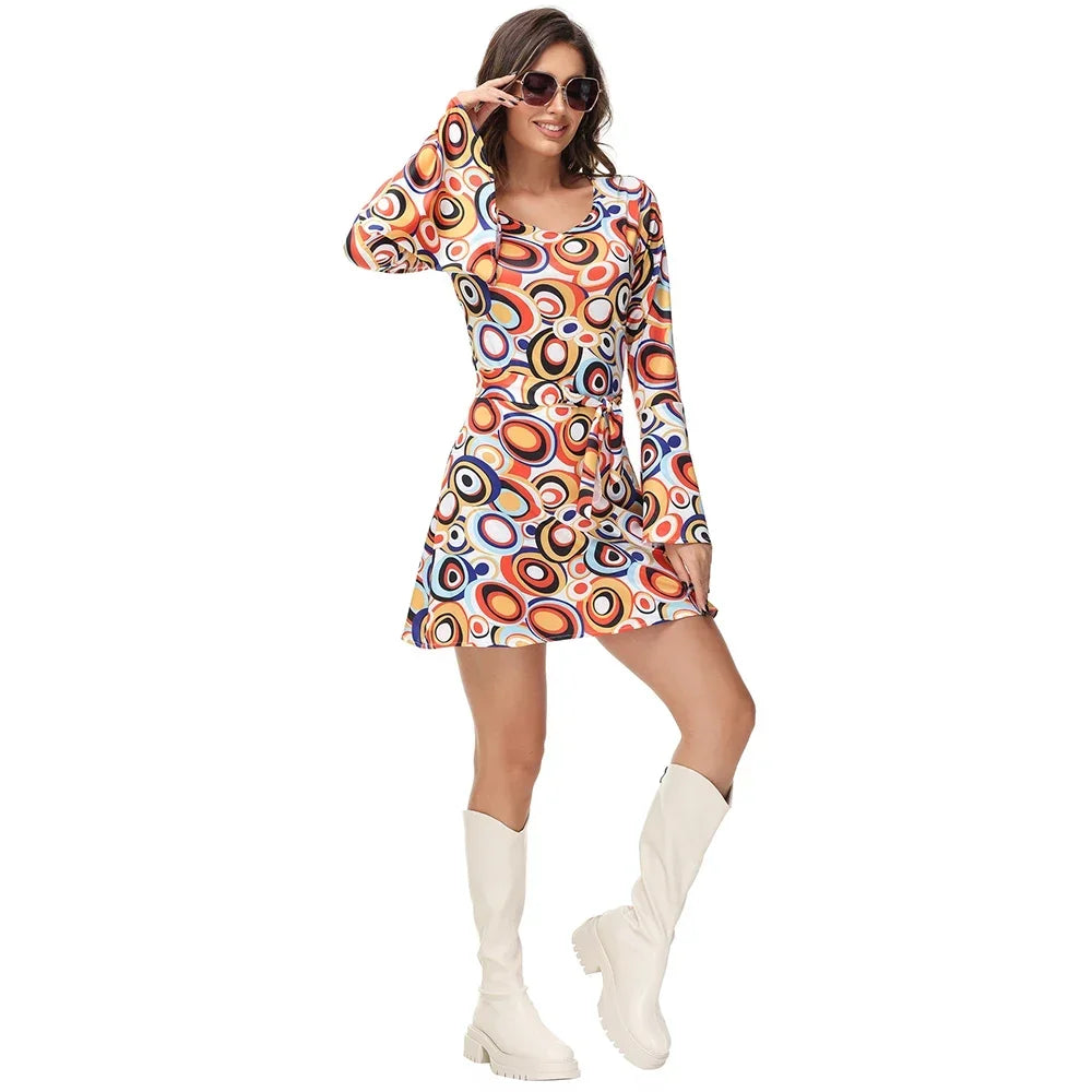 Déguisement Disco Rétro Vintage Multicolore