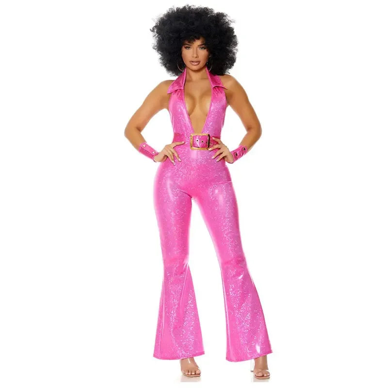 Déguisement Disco Rose