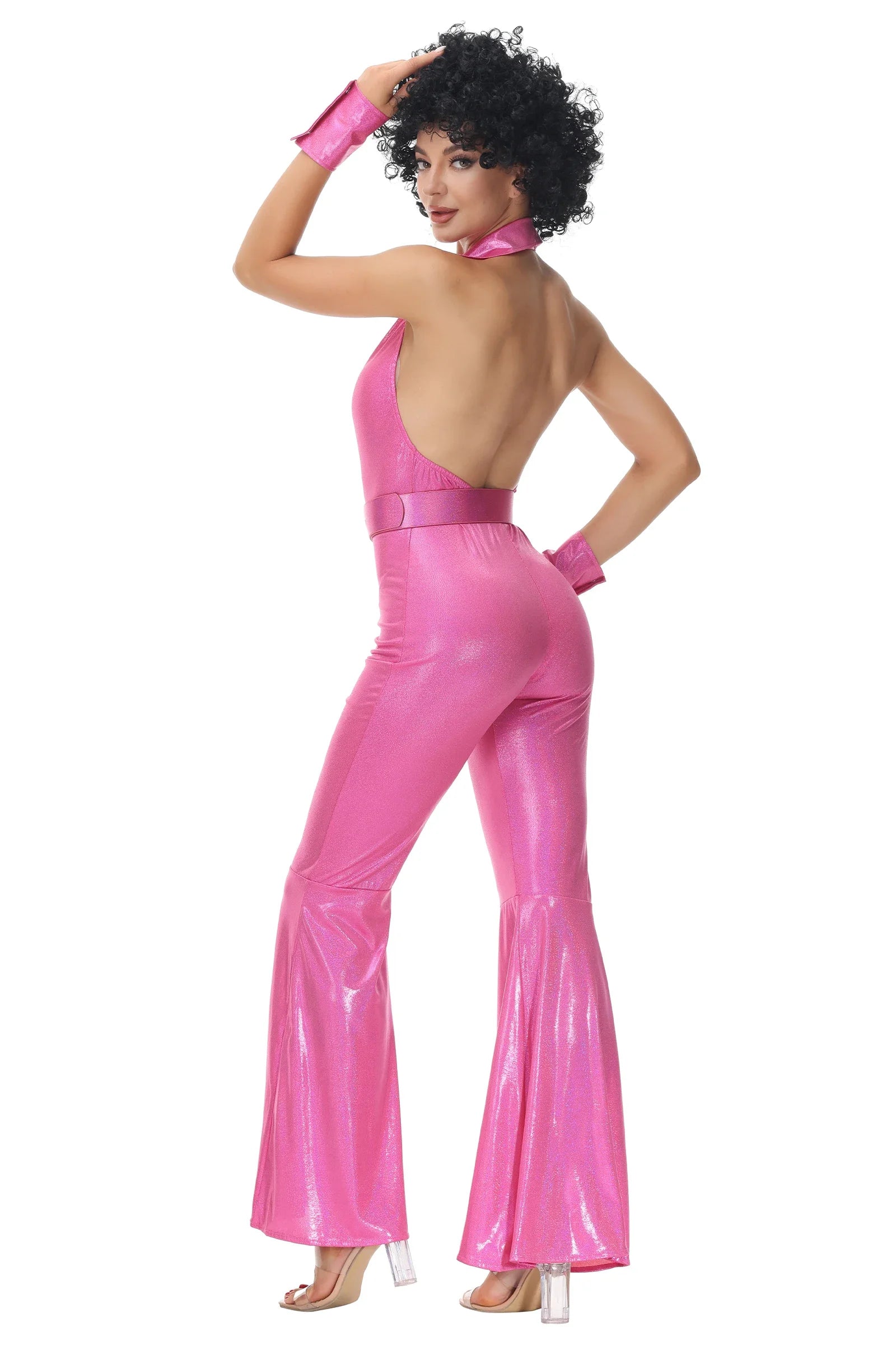 Déguisement Disco Rose Design
