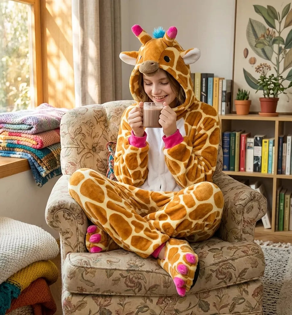 Déguisement Girafe Doux Adulte Original