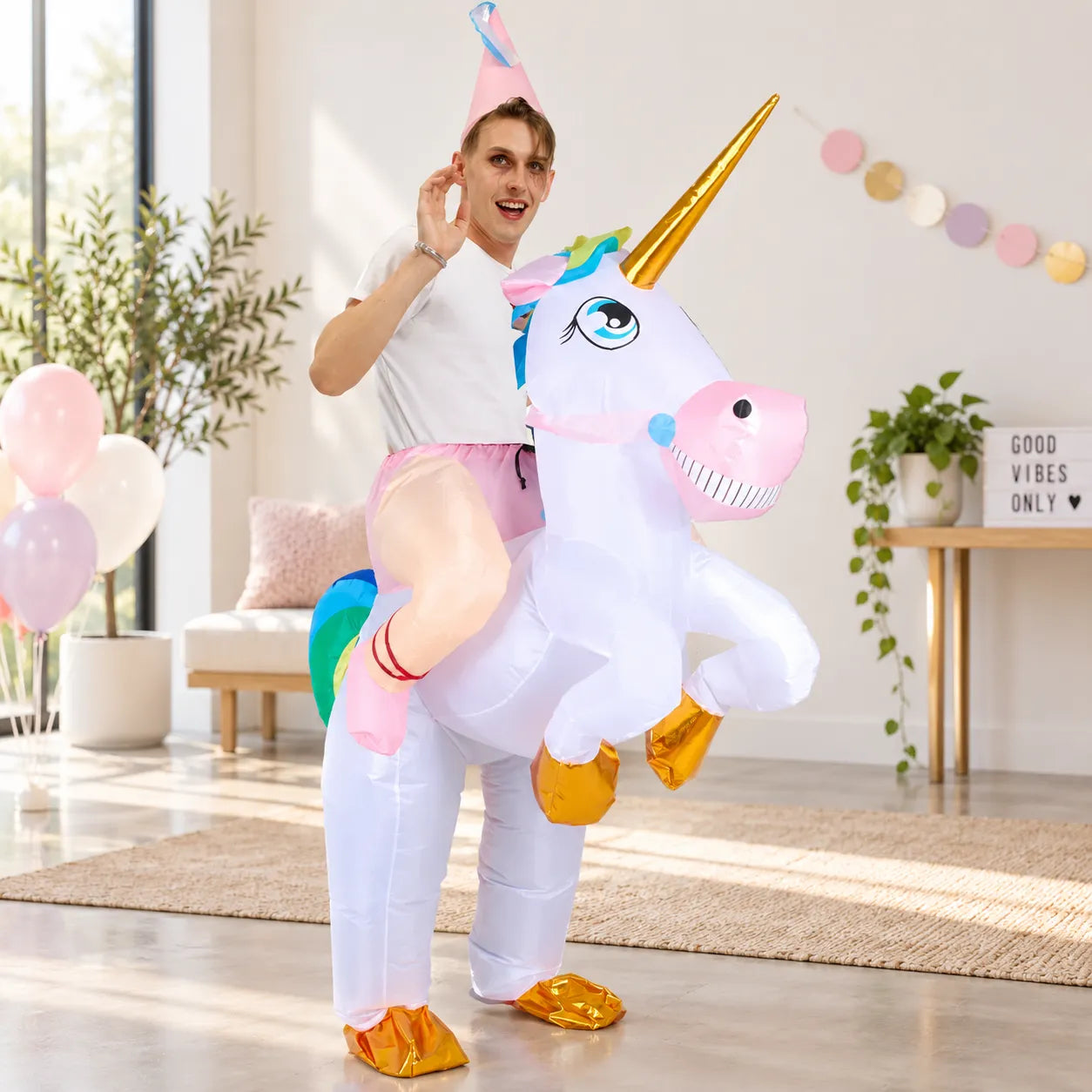 Déguisement Licorne Gonflable Beau