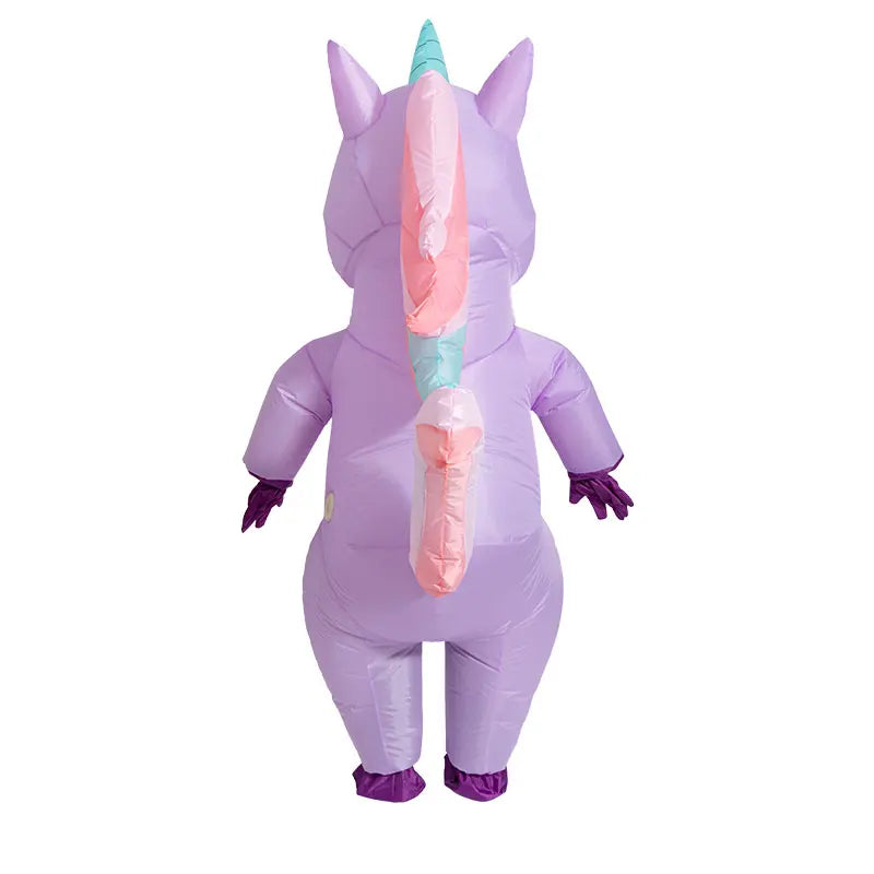Déguisement Licorne Gonflable Violet tendance