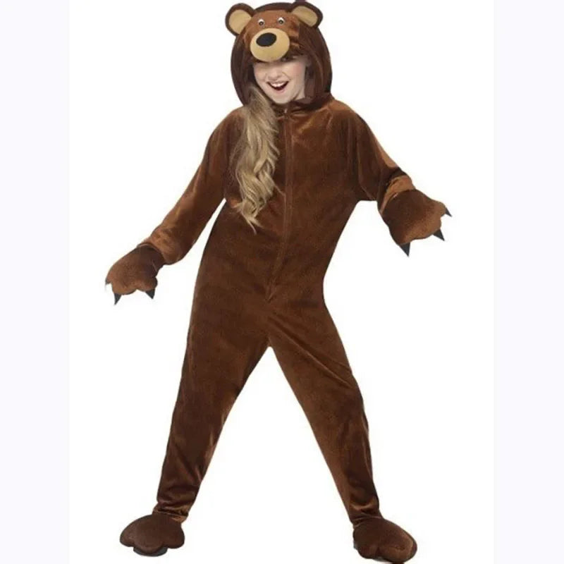 Déguisement Ours Brun Enfant stylé